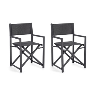 Chaise metteur en scène de jardin pliable (lot de 2) CABOURG - HELLIN