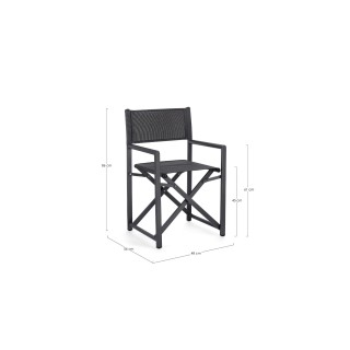 Chaise metteur en scène de jardin pliable (lot de 2) CABOURG - HELLIN