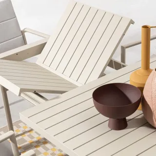 Table de jardin extensible en aluminium pour 8/10 personnes AVIGNON- HELLIN