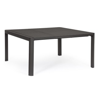Table de jardin  carrée extensible en métal L97/149 AVIGNON - HELLIN