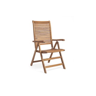 Fauteuil de jardin en acacia inclinable cancale
