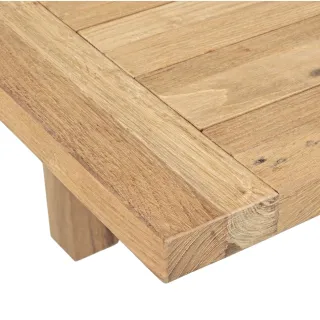 Table d'extérieur extensible en teck recyclé L160/220 SAINT MALO - HELLIN
