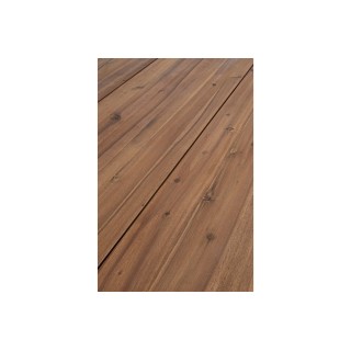 Table de jardin rectangulaire en acacia et métal L200 OLERON - HELLIN