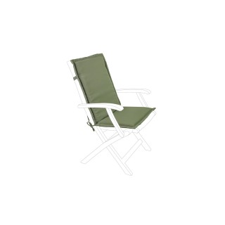 Coussin pour chaise de jardin dossier moyen (lot de 2)  CANCALE - HELLIN