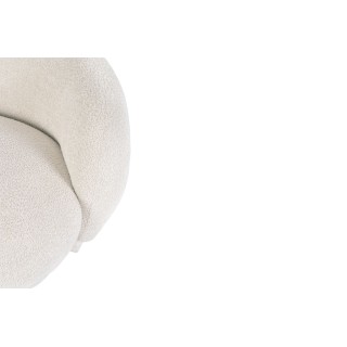 Canapé 3 places en tissu bouclette beige L191 ELLA - HELLIN