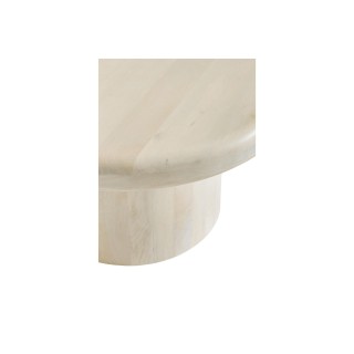 Table basse de salon ronde en bois de manguier D75 JUAREZ - HELLIN