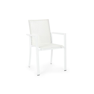 Table de jardin extensible 180/240 et 8 chaises empilables AVIGNON - HELLIN