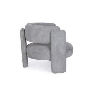 Fauteuil design arrondi en tissu AUBIN - HELLIN