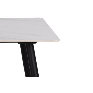 Table à manger rectangulaire en céramique L140 6 personnes ASHFORD - HELLIN