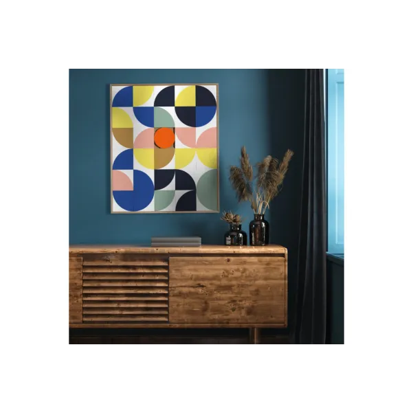 Tableau en bois taquin chromatique pop 78 x 93 BILBO - HELLIN