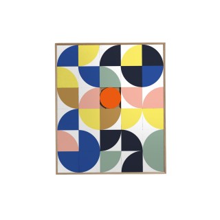 Tableau en bois taquin chromatique pop 78 x 93 BILBO - HELLIN