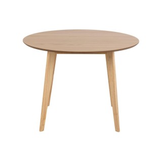 Table à manger ronde avec 4 chaises – Ensemble LETA bois | Hellin