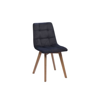 Chaises de salle à manger scandinaves en tissu ALISON - HELLIN