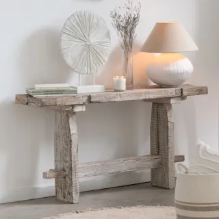 Console en bois recyclé brut L150 UTAH - HELLIN