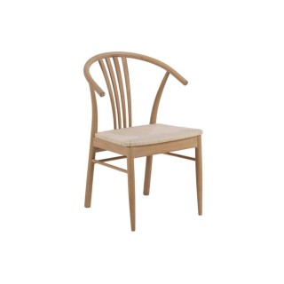 Chaises chêne blanchi tressées – Lot de 2 ASTA | Hellin