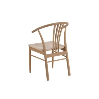 Chaises chêne blanchi tressées – Lot de 2 ASTA | Hellin