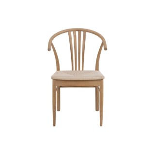 Chaises chêne blanchi tressées – Lot de 2 ASTA | Hellin