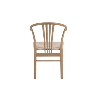 Chaises chêne blanchi tressées – Lot de 2 ASTA | Hellin