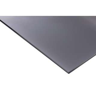 Table basse ovale en verre et métal noir BENNY - HELLIN