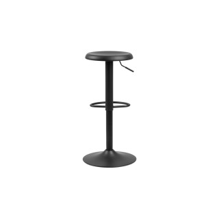 Tabourets de bar réglables et pivotants noirs (lot de 2) MARCUS - HELLIN
