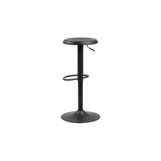 Tabourets de bar réglables et pivotants noirs (lot de 2) MARCUS - HELLIN