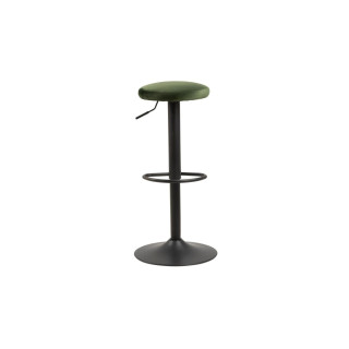 Tabourets de bar réglables et pivotants en velours (lot de 2) MARCUS - HELLIN