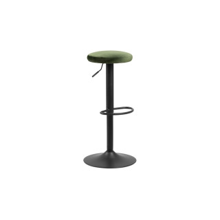 Tabourets de bar réglables et pivotants en velours (lot de 2) MARCUS - HELLIN