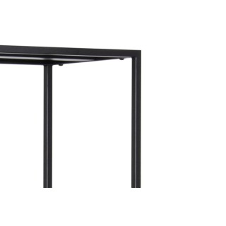 Bibliothèque scandinave en métal noir 5 tablettes HARLOW - HELLIN
