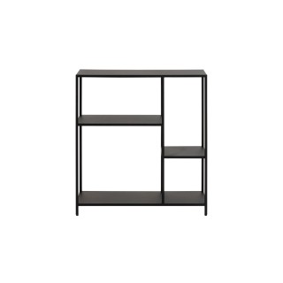 Bibliotheque scandinave en metal noir 3 tablettes harlow