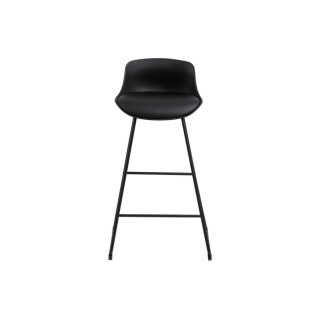 Tabourets de bar en métal et simili (lot de 2) LILIAN - HELLIN