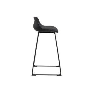 Tabourets de bar en métal et simili (lot de 2) LILIAN - HELLIN