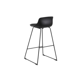 Tabourets de bar en métal et simili (lot de 2) LILIAN - HELLIN
