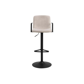 Tabourets de bar réglables et pivotants beiges (lot de 2) NOA - HELLIN