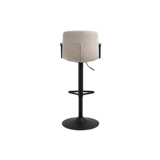 Tabourets de bar réglables et pivotants beiges (lot de 2) NOA - HELLIN