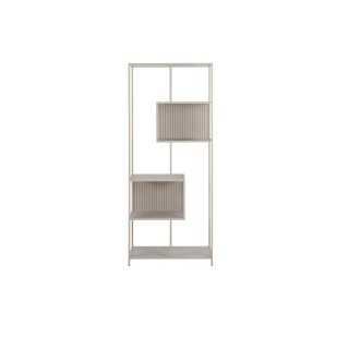 Bibliotheque scandinave en metal grege 5 tablettes barry