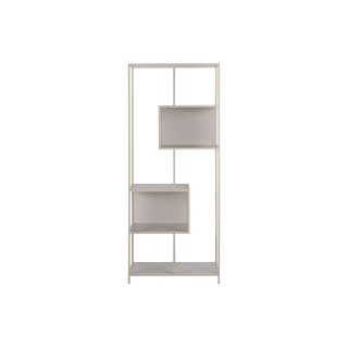 Bibliothèque scandinave en métal grège 5 tablettes BARRY - HELLIN