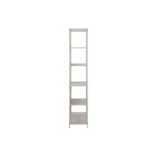 Bibliothèque scandinave en métal grège 5 tablettes BARRY - HELLIN