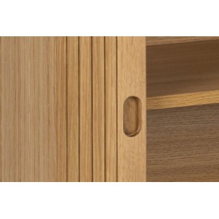 Buffet en bois avec 2 portes coulissantes L160 GAYNEL - HELLIN