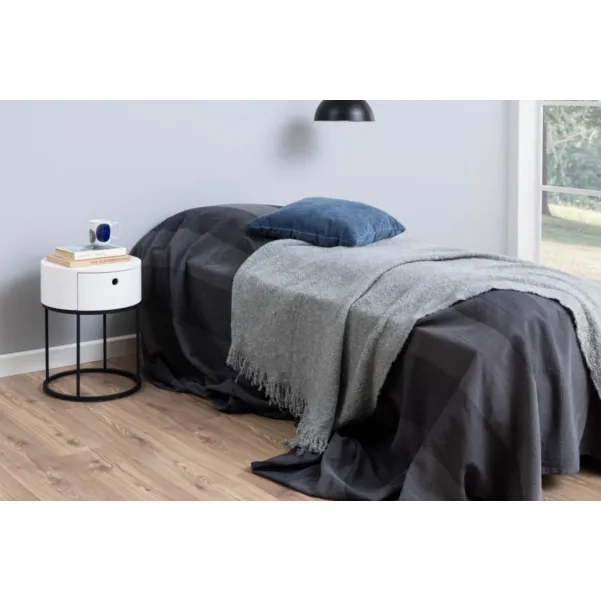 Table de chevet ronde de style contemporain LILA - HELLIN