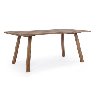 Table d'extérieur en acacia brun L180 6 à 8 personnes MARY CLIFF - HELLIN