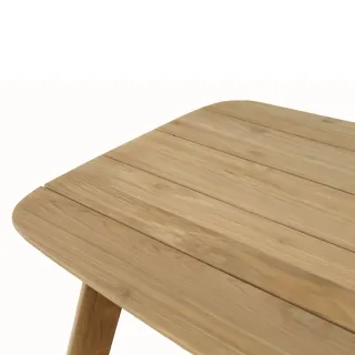 Table indoor/outdoor rectangulaire en teck L240 10 places CALVI - HELLIN