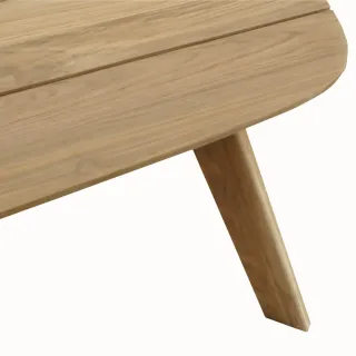Table indoor/outdoor rectangulaire en teck L240 10 places CALVI - HELLIN