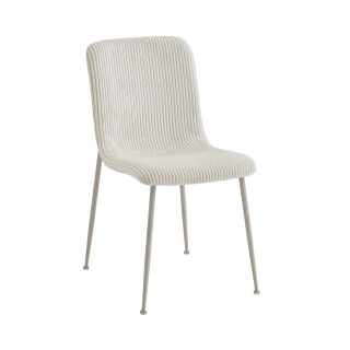 Chaises de salle à manger en velours côtelé (lot de 4) SARINA - HELLIN