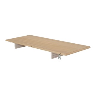 Table ronde extensible en chêne/grège 4/6 places D105 pieds fuseau VICTORIA - HELLIN