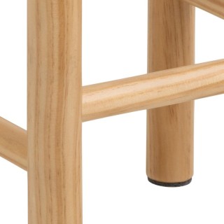 Tabouret en bois et assise tressée L80 THEO - HELLIN