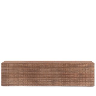 Table basse ou banc en bois de manguier marquete l140 blas