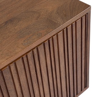 Meuble TV en manguier et métal 4 portes KATA L170 - HELLIN