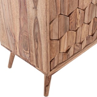 Buffet bas vintage en bois 2 portes et 3 tiroirs L145 LOCKE - HELLIN