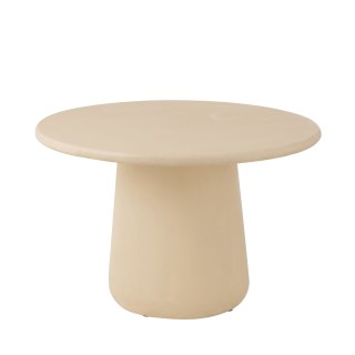 Table a manger ronde organique beige d118 milly