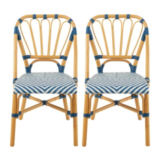 Chaises parisiennes tressées (lot de 2) MONTMARTRE - HELLIN